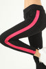 Women's Contrast Panel Detail Active Wear Leggings - WAL98