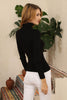 Women's High Neck Sweater by Memnu - MEWS467