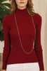 Women's High Neck Sweater by Memnu - MEWS468