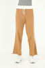 Women's Knitted Contrast Panel Pants MEWP45