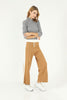 Women's Knitted Contrast Panel Pants MEWP45