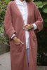Womens Knitted Pocket Cardigan Coat WTWCC12