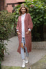 Womens Knitted Pocket Cardigan Coat WTWCC12