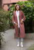 Womens Knitted Pocket Cardigan Coat WTWCC12