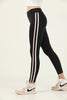 Women's Striped Detail Active Wear Leggings - WAL105