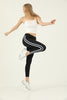 Women's Striped Detail Active Wear Leggings - WAL106