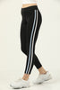 Women's Striped Detail Active Wear Leggings - WAL106
