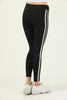 Women's Striped Detail Active Wear Leggings - WAL109