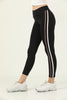 Women's Striped Detail Active Wear Leggings - WAL110