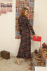 Women's Floral Printed Maxi Dress - MWMSD73