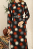 Women's Printed Maxi Dress - MWMSD86