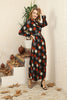 Women's Printed Maxi Dress - MWMSD86