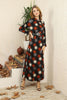 Women's Printed Maxi Dress - MWMSD86