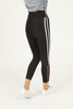 Women's Mesh Striped Detail Active Wear Leggings - WAL112