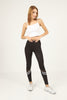 Women's Mesh Striped Detail Active Wear Leggings - WAL113