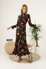 Women's Floral Printed Detail Maxi Dress - MWMSD97