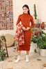 Womens 2 Piece High Neck Detail Knitted Pattern Co Ord Set WTWCD295