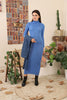 Womens 2 Piece High Neck Detail Knitted Pattern Co Ord Set WTWCD300