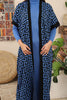 Womens 2 Piece High Neck Detail Knitted Pattern Co Ord Set WTWCD300