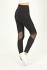 Women's Mesh Panel Detail Active Wear Leggings - WAL122