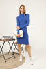 Women's Button Knit Detail Dress - MWSD111