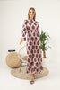 Women's Printed Detail Maxi Dress - MWMSD118