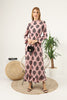 Women's Printed Detail Maxi Dress - MWMSD118