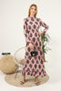 Women's Printed Detail Maxi Dress - MWMSD118