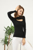 Women's Statement Front Knit Detail Top - WST58