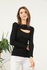 Women's Statement Front Knit Detail Top - WST58