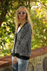 Women's Knitted Cardigan Button Detail by Memnu - MEWS491