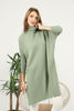 Women's High Neck Oversized Sweater by Memnu - MEWS499