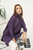 Women's High Neck Oversized Sweater by Memnu - MEWS496