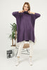 Women's High Neck Oversized Sweater by Memnu - MEWS496