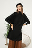 Women's High Neck Oversized Sweater by Memnu - MEWS501