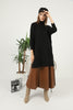 Women's High Neck Oversized Sweater by Memnu - MEWS501