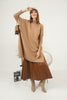 Women's High Neck Oversized Sweater by Memnu - MEWS503