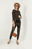 Womens 3 Piece Knitted Pattern Co Ord Set WTWCD316