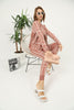 Womens 3 Piece Knitted Pattern Co Ord Set WTWCD320