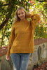 Women's Pattern Detail Knitted Sweater by Memnu - MEWS511