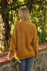 Women's Pattern Detail Knitted Sweater by Memnu - MEWS511