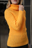 Women's High Neck Pattern Knitted Sweater by Memnu - MEWS522