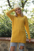 Womens Knitted High Neck Cable Knit Dress MEWKND102