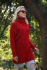 Womens Knitted High Neck Cable Knit Dress MEWKND103