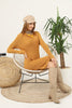 Womens Knitted Pattern Dress MEWKND127