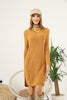 Womens Knitted Pattern Dress MEWKND127