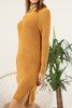 Womens Knitted Pattern Dress MEWKND127