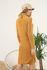 Womens Knitted Pattern Dress MEWKND127