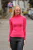 Women's High Neck Knit Detail Top - WST79