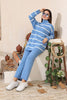 Womens 2 Piece Contrast Detail Knitted Co Ord Set WTWCD367